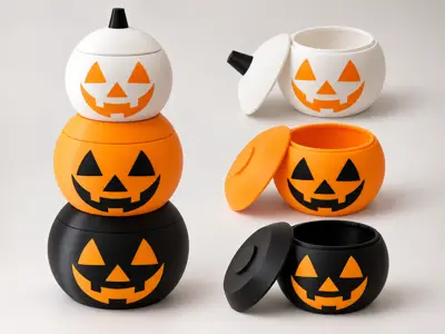Stackable Halloween Pumpkins