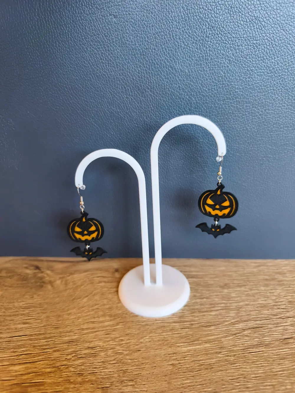 Boucles d'oreilles Citrouille Chauve-souris Halloween