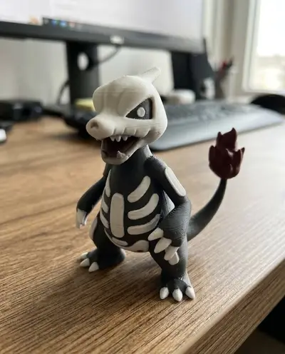skull charmeleon pokemon