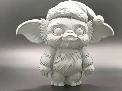 Christmas Mogwai – Santa Hat Santa Figurine