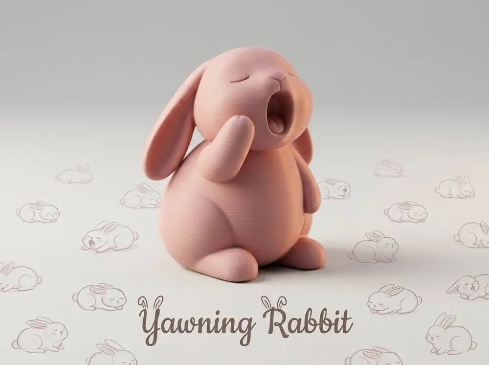 🐰🥱💤Yawning Rabbit💤🥱🐰