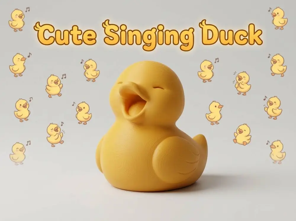 🪿🎤🎶Cute Singing Duck🎶🎤🪿