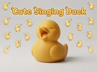 🪿🎤🎶Cute Singing Duck🎶🎤🪿