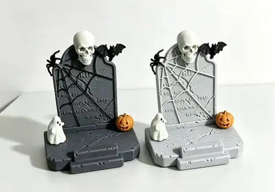万圣节墓碑手机架平板支架Halloween Tombstone Phone & Tablet Stand
