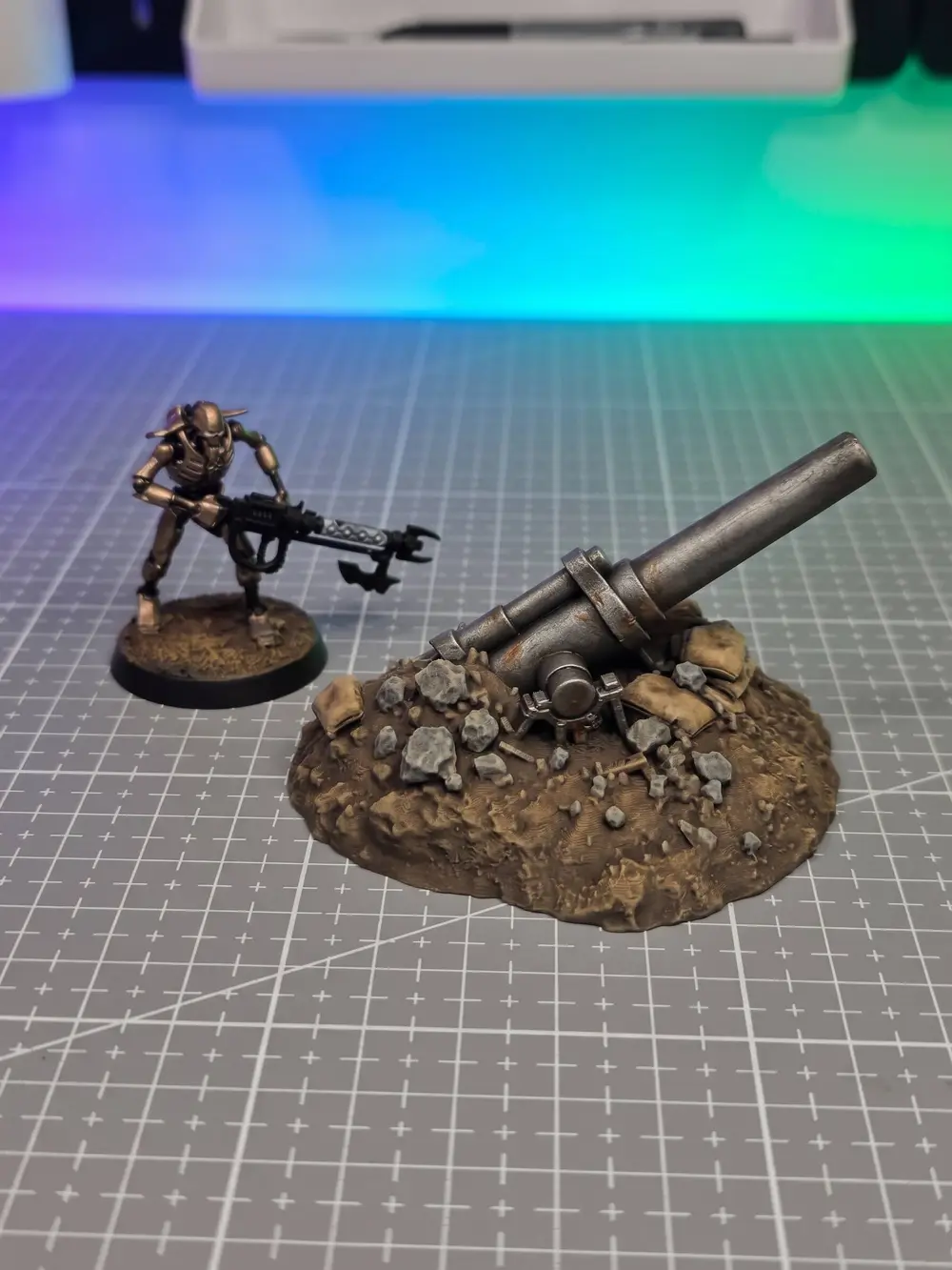 Buried Howitzer - Grimdark Wargame Terrain