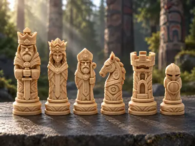 Totem Chess Set
