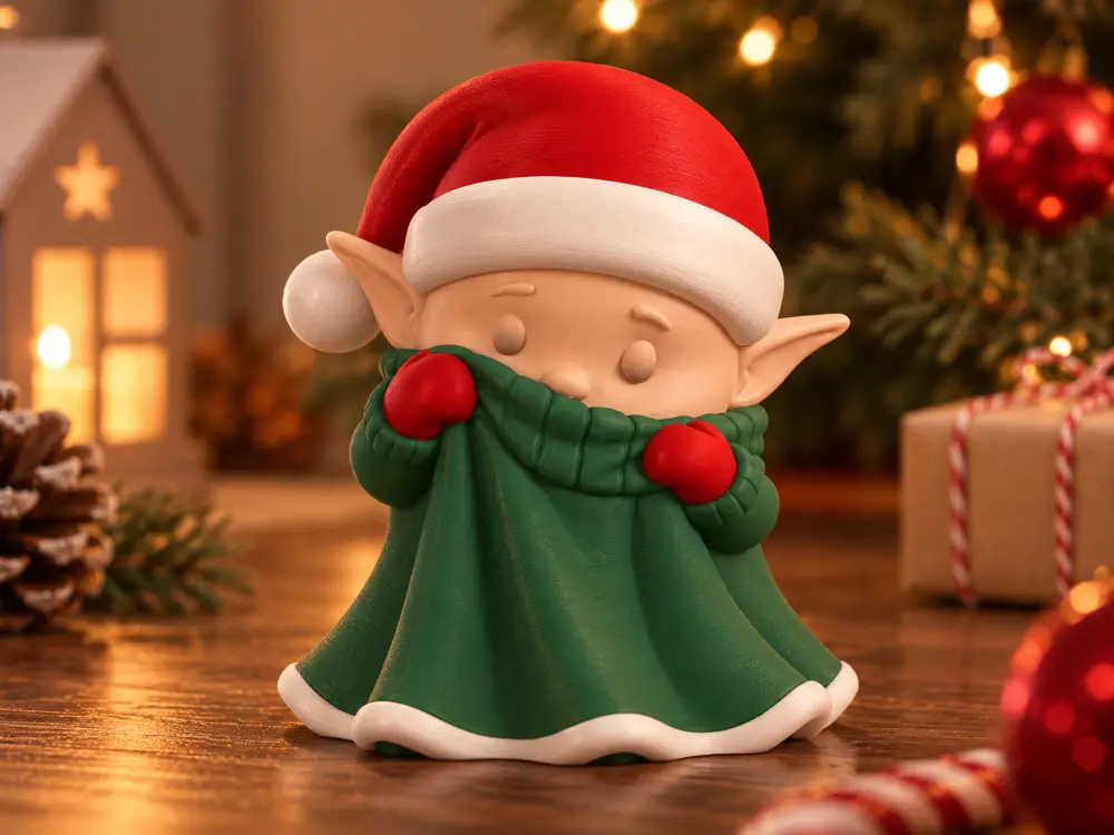 Shy Little Elf | Cute Christmas Mini
