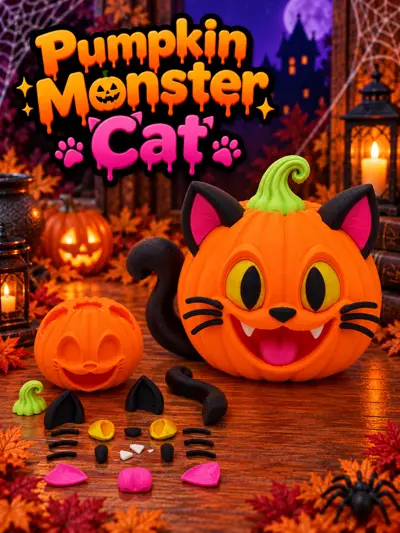 Pumpkin Monster – Cat