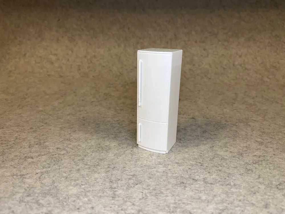 Dollhouse refrigerator miniature house fridge 1:18