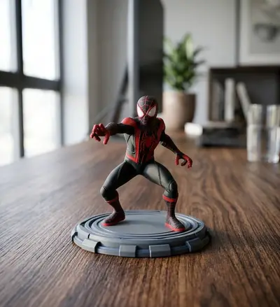 Miles Morales Spider-Man Mini Figurine (3D Printable)