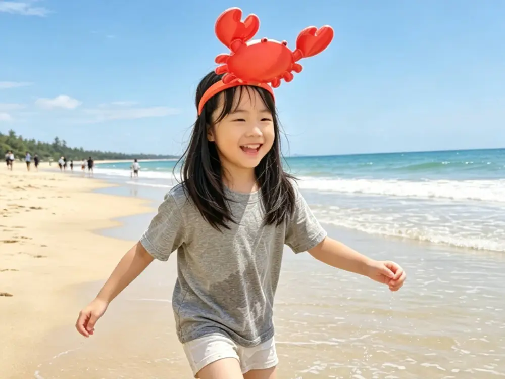 Crab Sun Hat for the Beach