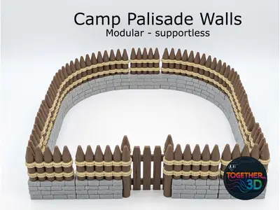 Camp Palisade wall set - modular - supportless
