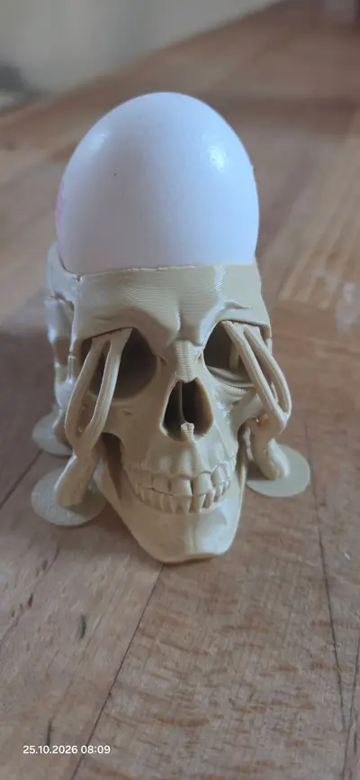 Gothic Skull Egg Cup / Holder