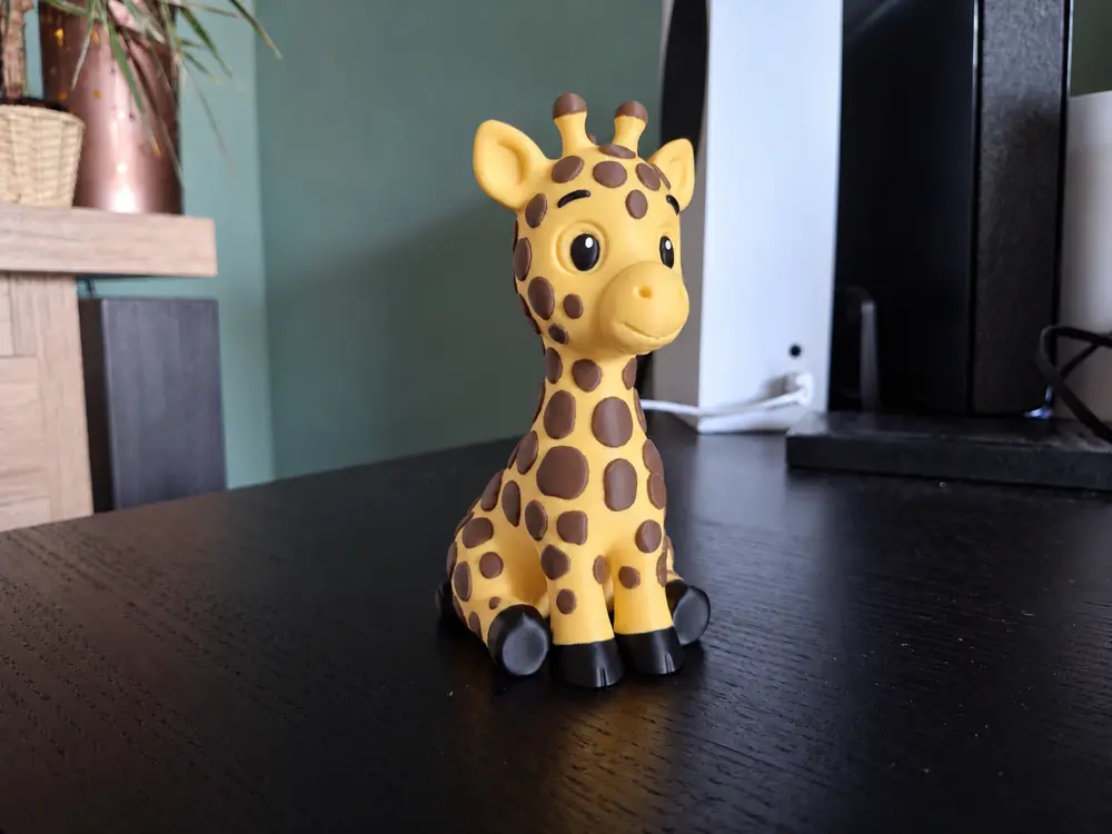 Cute Baby Giraffe – Adorable Sitting Giraffe Figurine