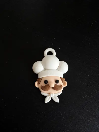 Cute Chef , Christmas Tree Ornament