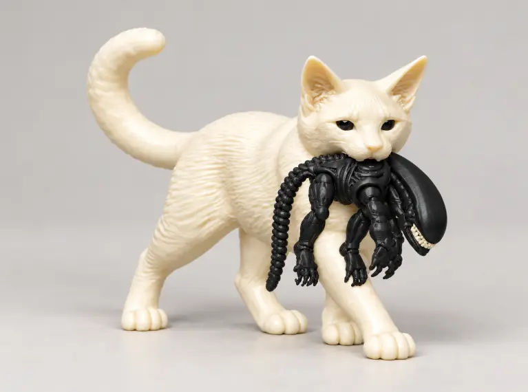Alien Hunter Cat – Curious Cat with a Sci-Fi Catch