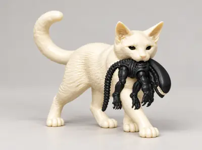 Alien Hunter Cat – Curious Cat with a Sci-Fi Catch