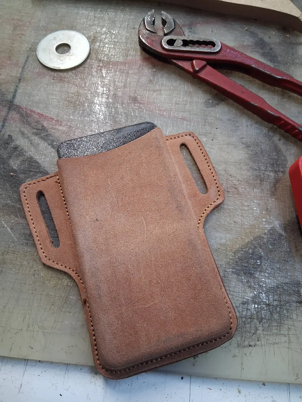Leather iPhone Holster – Forming Molds and Cutting Template