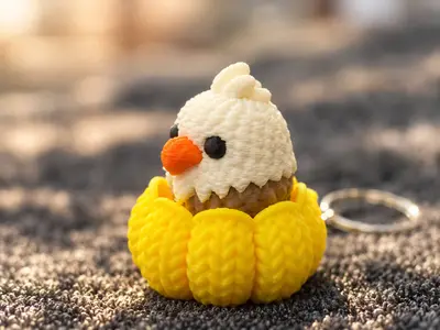 Crochet Eagle Press Fidget Clicker