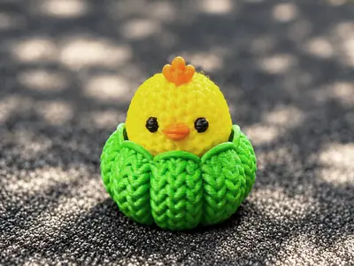 Crochet Chick Press Fidget Clicker