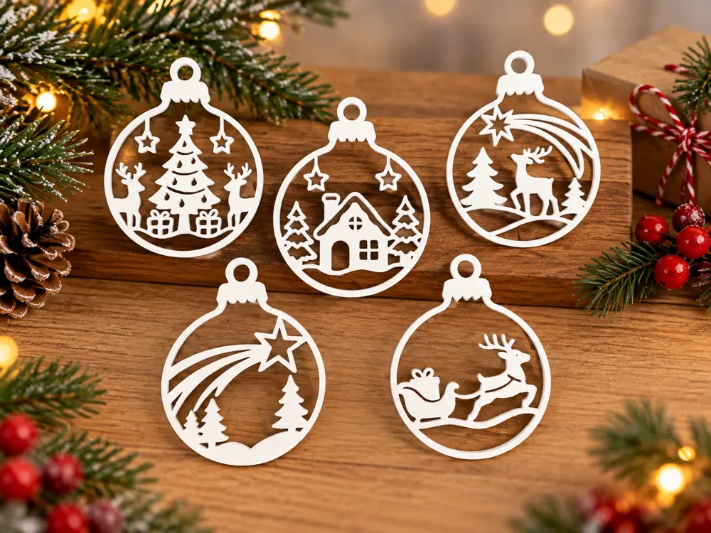 Christmas Baubles – 5 Festive Ornaments