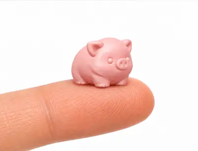 Mini Pig – Cute Tiny Piglet Figurine
