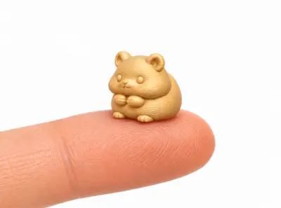 Mini Hamster – Cute Tiny Pocket Animal Figurine