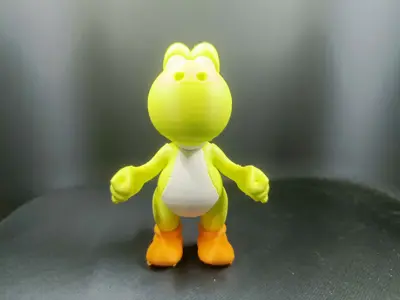 Multicolor Yoshi 3D Printable Figure Mario Bros