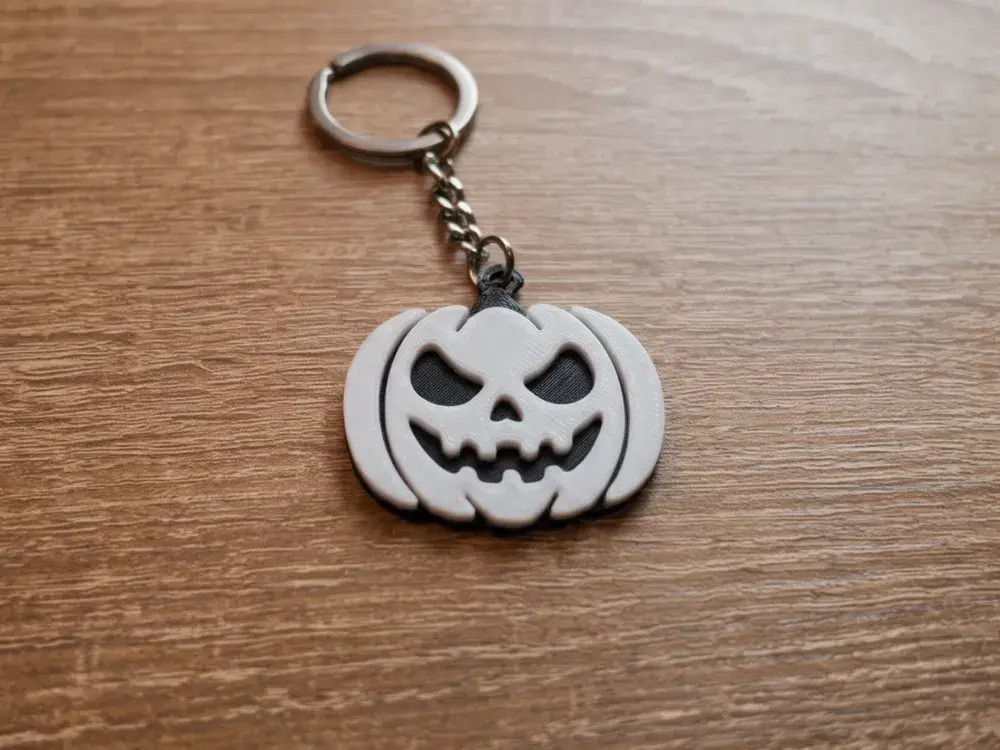 Pumpkin Keychain