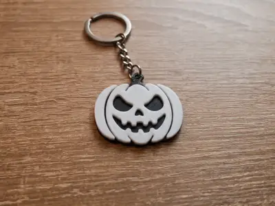 Pumpkin Keychain