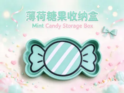 糖果收纳盒 薄荷高级绿