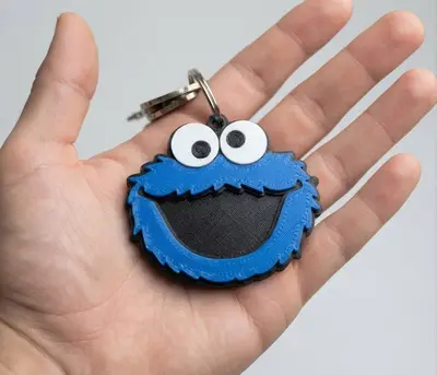 llavero monstruo de las galletas