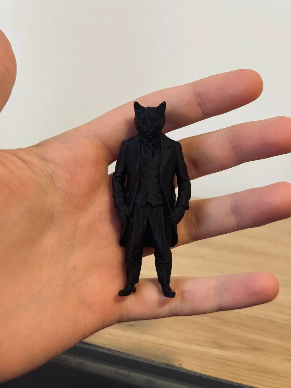 Gentleman Cat in a Suit sculpture