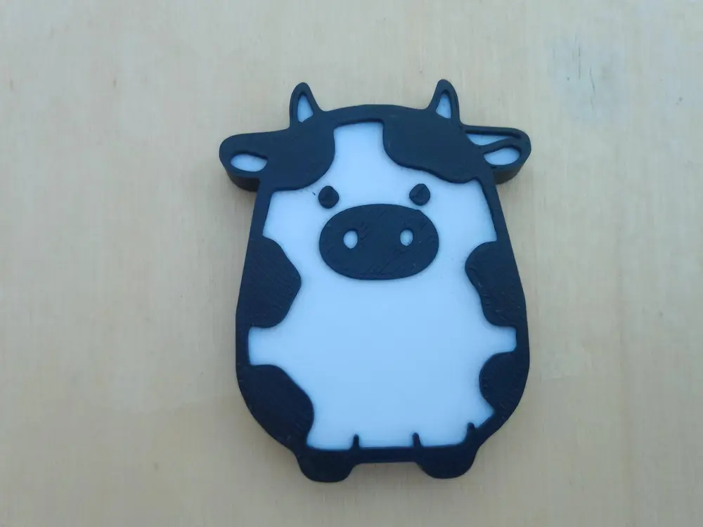 Cute Cow Keychain