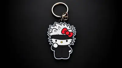 HELLO KITTY x GOJO SATORU! Portachiavi Anime