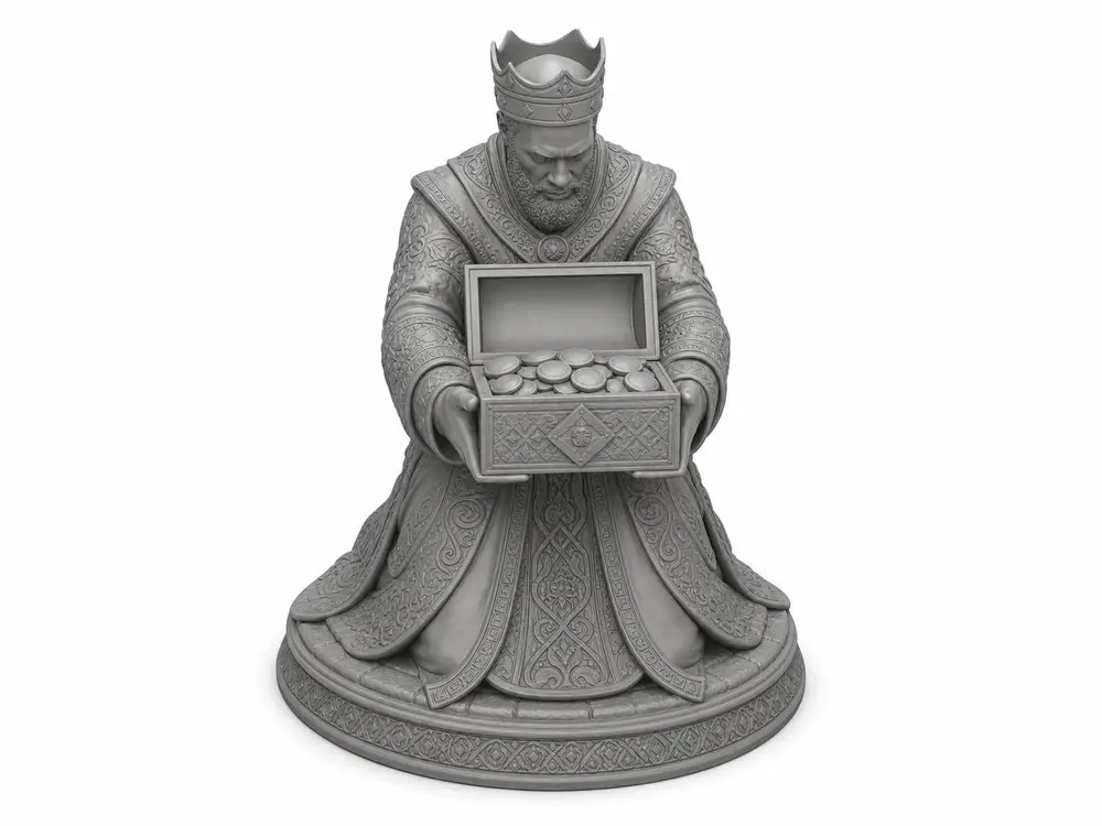 Wise Man with Gold - Nativity scene