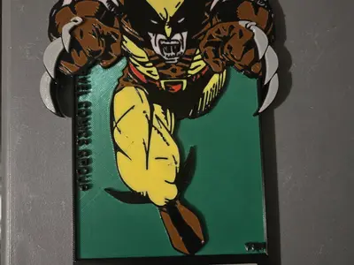 Marvel Wolverine Corner Box Wall Art