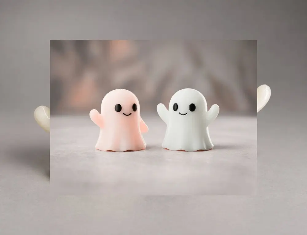 Halloween Ghost Ornament 2 Models