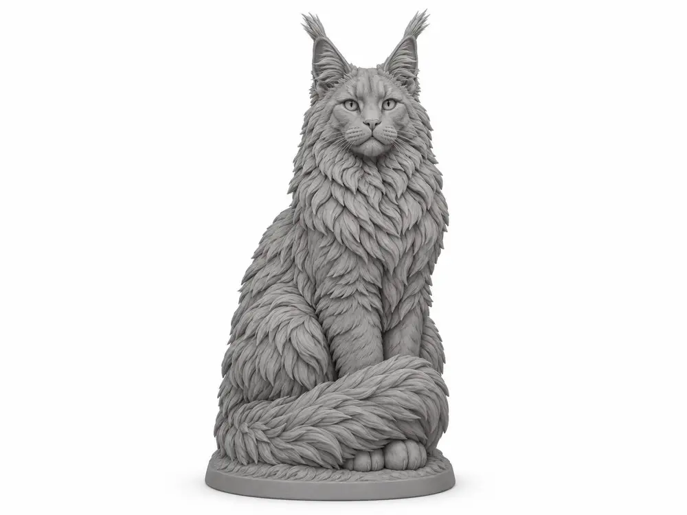 Maine Coon Seated