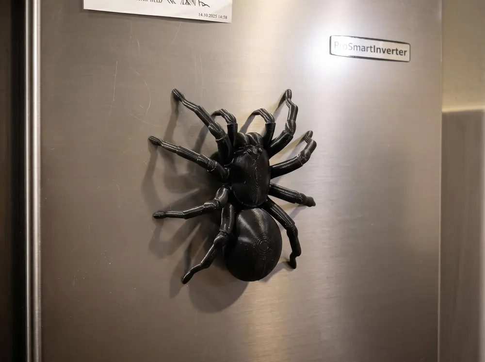 Realistic Giant Spider with a Magnet