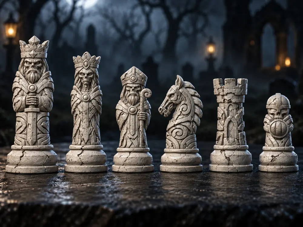 Zombie Totem Chess Set