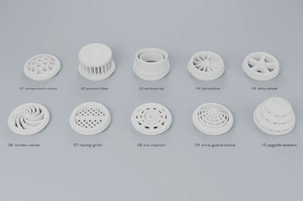 Kobra 3 Max – Fan Cover / Heatsink Cover Kobra 3 Max 散热风扇盖 – 3种设计