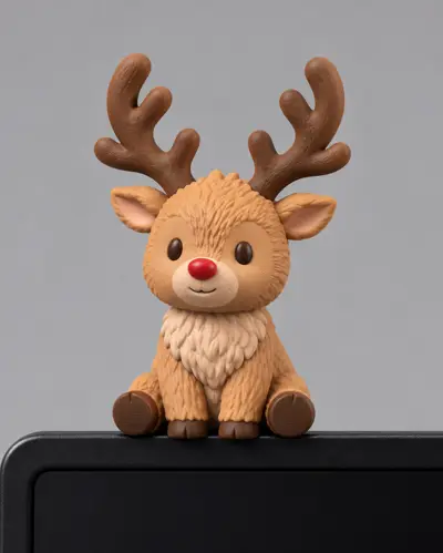 Mini Reindeer - Monitor Sitter