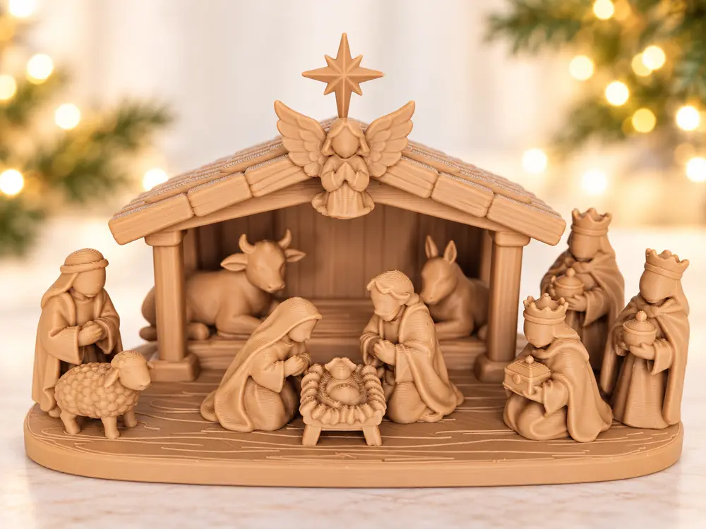 Christmas Nativity Scene – The Birth of Jesus