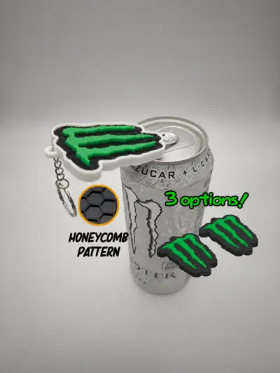 Monster Can Opener Keychain (NO multicolor system needed)