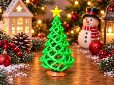 Spiral Christmas Tree–Modern Christmas Decoration
