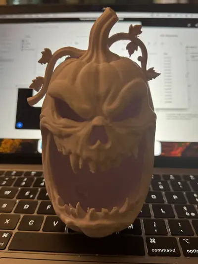 Spooky Jack-o'-Lantern Pumpkin