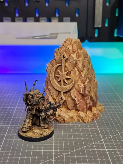 Sultanat Stone Sculpture - Grimdark Wargame Terrain