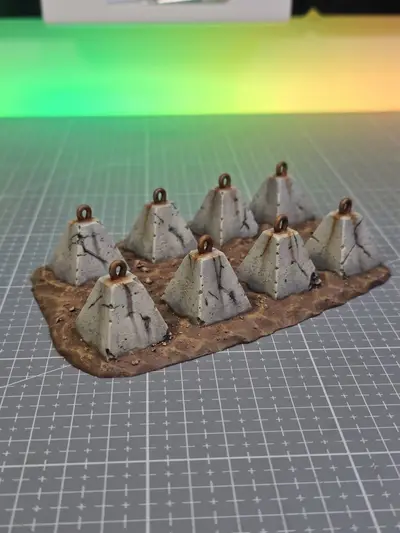 Dragon's Teeth Line - Grimdark Wargame Terrain