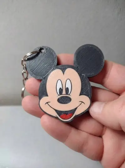 llavero cara mickey mouse